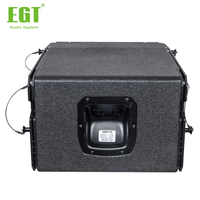 Vente directe d'usine double système de réseau de haut-parleurs audio professionnel passif de 8/10 pouces avec amplificateur pour un plus grand spectacle en plein air