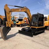 Mini-excavatrice sur chenilles hydraulique Caterpillar CAT 307 d'occasion du Japon, 7 tonnes, faible nombre d'heures de travail, vente chaude