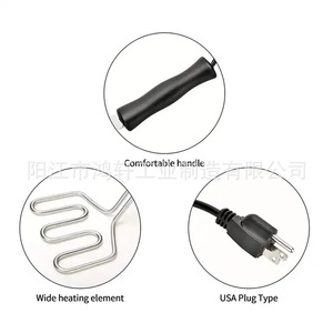 เครื่องจุดไฟถ่านไฟฟ้า HONGXUAN หัวทำความร้อนขนาดใหญ่ ปลั๊กแบบอเมริกา อุปกรณ์บาร์บีคิว - Product Image 1