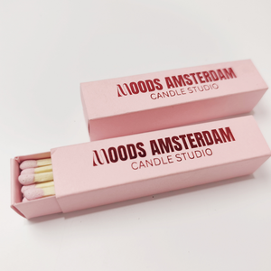 Velas Aromáticas Creativas con Punta de Madera, en Caja Especial, con Cerillas de Madera, Personalizadas para Bodas, Clásicas, Seguras, Color Rosa - Product Image 2