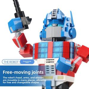 Robot de Construction Transformable et Démontable Panggu en Plastique, Jouet Modèle à Piles pour Enfants de 8 à 13 Ans - Product Image 2