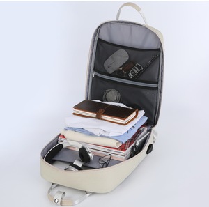 Zaino Multifunzionale da Viaggio Rosa Resistente e Carino per Laptop, Elegante Zaino da Donna di Marca di Lusso, Leggero per Lavoro - Product Image 6