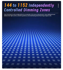 Affichage numérique LCD dynamique à rétroéclairage LED miniature suspendu de 32 pouces, économie d'énergie de 40%, Miniled, 112 zones, affichage <span class=keywords><strong>publicitaire</strong></span> LCD - Product Image 3