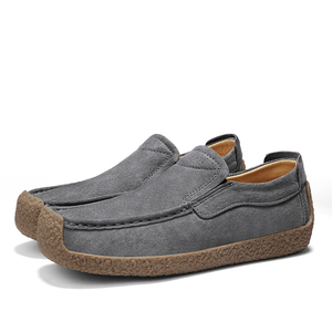 Nuevos mocasines al por mayor de ante con una alta Goma de cuero casual Hombre zapatilla de deporte chaussures en Cuir pour hommes mocasines <span class=keywords><strong>montantes</strong></span> - Product Image 6