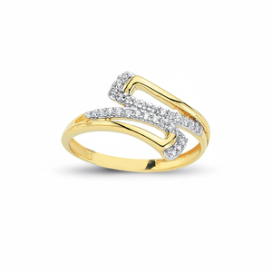 14K Solid Purity <b>Gold</b> Art Design <b>Ring</b> Wedding <b>Ring</b> for Women Latest Design Jewelry Bridal Engagement <b>Ring</b> - Product Image 2