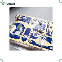 PCBSync Rogers RT/duroid 6002 1.0mm 2oz Or dur 6 couches Carte de communication aérospatiale