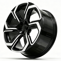 Jantes de voiture forgées monobloc CF WHEEL 18x8 19x8.5 5x120 Noir brillant usiné pour Mercedes BMW Performance Racing Modification