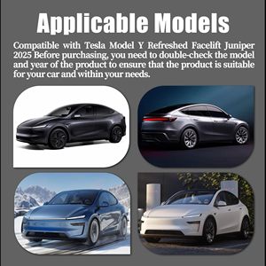 Ensemble complet n'affecte pas les housses de siège de voiture en cuir Nappa <span class=keywords><strong>blanc</strong></span> Airbag pour Tesla modèle Y rafraîchi Facelift Juniper 2025 2026 - Product Image 4