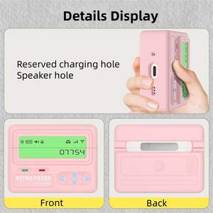 Funda de silicona suave de estilo musical retro portátil para <span class=keywords><strong>Airpods</strong></span> 4 / Pro <span class=keywords><strong>2</strong></span> con cuerda antipérdida para deportes - Product Image 4