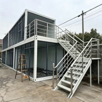 Casa Contenedor de Construcción Rápida, Unidad Modular Portátil Personalizada para Exposiciones, Stand Temporal y Sala de Espera