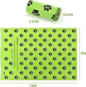 ถุงเก็บอุจจาระสุนัข Huamaohengchun แบบม้วน ทนทานต่อการฉีกขาด สำหรับทำความสะอาดของเสียสุนัข พาลูกสุนัขเดินเล่น และการเดินทาง (สีเขียว) - Product Image 3