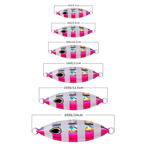 Esca Metallica Stampata per Slow Jigging, per Pesca in <span class=keywords><strong>Mare</strong></span> e da Barca, Luminosa e Affondante - Product Image 3