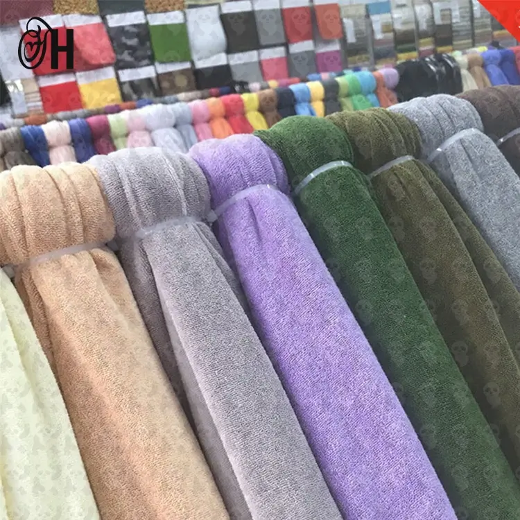 Bamboo Terry Towelling Home Textiles Raw Material Fabric