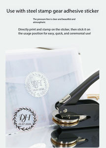 Máquina de Grabado en Relieve Manual BAITE de Acero Inoxidable Bronceado para Logotipos Personalizados en Relieve/Grabados, Decoración Dorada - Product Image 3