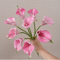 Mini Calla Lily en EVA, style INS, décoration en gros, fleur artificielle pour mariage, décoration de la maison, fête de mariage, fleur à main, nouveau produit