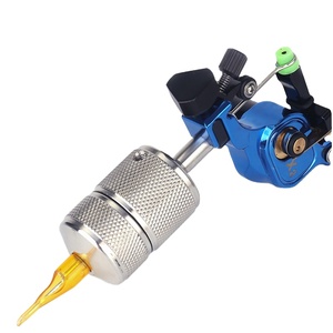 Empuñadura de Acero Inoxidable con Bloqueo Automático para Máquina de Tatuar, Empuñadura Metálica para Cartuchos de Agujas - Product Image 4