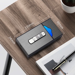 Nouvel arrivage boîte à cigarettes électronique multifonction avec briquet USB Rechargeable étui à cigarettes pour fumer - Product Image 4