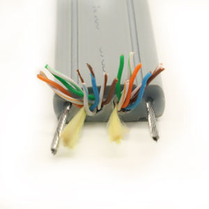 <span class=keywords><strong>Cable</strong></span> Plano <span class=keywords><strong>UTP</strong></span> CAT5e <span class=keywords><strong>Flexible</strong></span> y Elástico con Alambre de Acero y Aislamiento de PVC <span class=keywords><strong>para</strong></span> Elevadores y Grúas - Product Image 1