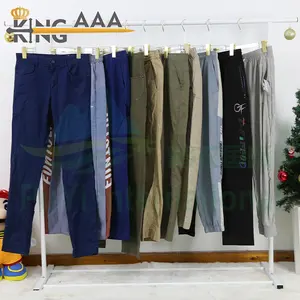 men's pants cotton pants trousers korea korean second hand bales mixed used clothing in bales from usa 45kg