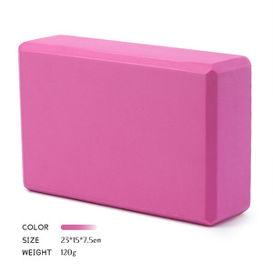 Chinmon High Density Eco Friendly Wholesale 3*6*9Inches 120grams 2 Pack Pilates <strong>Large</strong> Custom Logo Eva <strong>Foam</strong> EVA <strong>Foam</strong> Yoga <strong>Block</strong> - Product Image 5