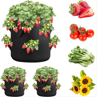 Seau à pommes de terre multifonctionnel en feutre résistant à l'usure seau à semis de légumes sac de culture en feutre non tissé