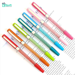 Bolígrafo de Gel con Cristales Metálicos, para Negocios y Oficina, Bolígrafo de Firma, Regalo Promocional, Bolígrafo a Base de Agua, Venta al Por Mayor - Product Image 2