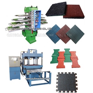 Tái chế lồng vào nhau cao su sàn gạch Máy làm - Product Image 2