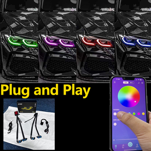 J một cho BMW G20 G21 G28 <span class=keywords><strong>3</strong></span> Series RGB DRL màu vàng hổ phách màu xanh đỏ Led Board đa màu sắc ban ngày chạy đèn CSL phong cách - Product Image 2