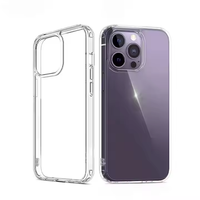 Vente en gros souple transparent housse de protection galvanoplastie PC & TPU étui de téléphone portable pour iPhone 16 15 13 13 12