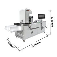 Hochgeschwindigkeits-Auto-Feeder Wellpappe-Kartons Einpass-Karton-Druckmaschine Papiertüten Digitaler Leder-Etikettendrucker