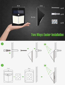 Brightenlux Solar <strong>Powered</strong> Garden <strong>Lights</strong> Led Motion Sensor Solar <strong>Wall</strong> <strong>Lights</strong> Outdoor Waterproof - Product Image 6