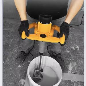 Mixer listrik DIY 220V industri, alat listrik untuk dempul bubuk semen daging beton mesin abu cat & cat lateks - Product Image 2