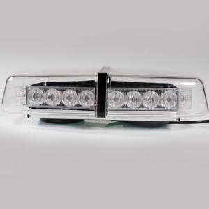 Luz de baliza de emergencia LED roja y azul, 12V-24V, <span class=keywords><strong>Mini</strong></span> Barra de luz estroboscópica para techo de coche, luz de advertencia giratoria magnética para Wrangler - Product Image 4