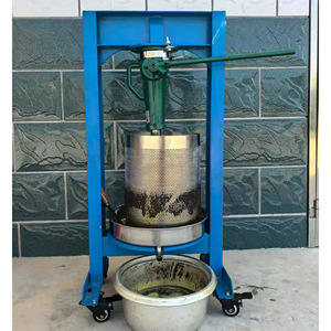 Presse manuelle commerciale 18L pour marc de vin, légumes, résidus d'huile, raisins et grenades - Product Image 5