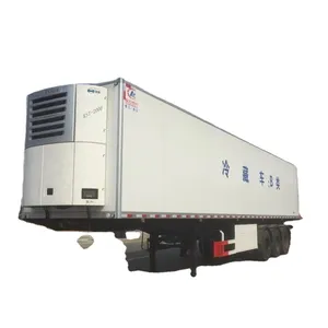 40ton Custom 13.5m Refrigerated Trailer Big Refrigerated Container Semi Trailer For Sale in Uzbekistan