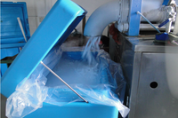 Machine industrielle de fabrication de glace sèche en acier inoxydable 100 kg/h fabricant de blocs de glace sèche