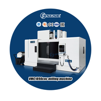Nueva Fresadora CNC Vertical 2025 VMC1690 VMC1890 BT50 GSK de un Solo Husillo de Alta Precisión y Uso Pesado