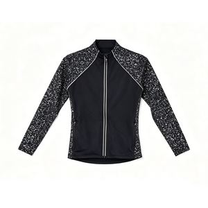 <strong>Women</strong> s Yoga Jacket Custom Moisture Wicking Quick Dry Plus Size FOUR WAY STRETCH Stand Collar Design Gym Workout Sporty ODM OEMA - Product Image 1