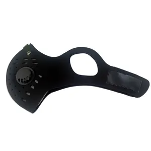 Ademende Training Pm 2.5 Stofdicht Fietsmasker Actieve Koolfilter Gezichtsmasker Sportfietsmasker