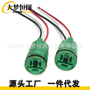 Conector de cableado para reparación de alternador de 3 cables, plástico verde, para Toyota, Honda, Acura, Suzuki, Chevrolet, 2 piezas - Product Image 5
