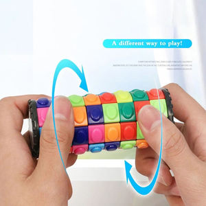 DIY niños rompecabezas tridimensional Torre mágica <span class=keywords><strong>Cubo</strong></span> giratorio - Product Image 3