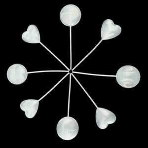 Gotero de paja de mermelada de plástico para panadería con inyección de mermelada de macarrón cuentagotas de forma plana 50 unids/pack - Product Image 6