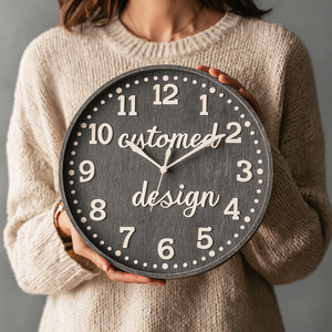 <span class=keywords><strong>Orologio</strong></span> <span class=keywords><strong>da</strong></span> <span class=keywords><strong>parete</strong></span> silenzioso <span class=keywords><strong>grigio</strong></span> Premium 12 pollici arredamento moderno per soggiorno camera <span class=keywords><strong>da</strong></span> letto ufficio - Product Image 1