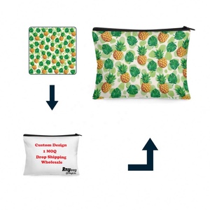 Portafoglio personalizzato da donna borsa a gettone vendita calda con cerniera stampa di moda su richiesta borsa a mano all'ingrosso di grande capacità Drop Shipping - Product Image 1