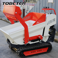 Mini-dumper sur chenilles hydraulique 500 kg 200 dm³ CE Euro 5 pour ferme, jardin, entrepôt et construction