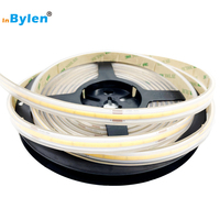 Bande lumineuse LED COB haute tension AC 220-240V-480 puces/Mr, IP66 étanche, aucun pilote nécessaire, 10CM, extrusion de silicone, CRI90