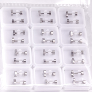 ต่างหูสแตนเลสทรงหัวใจ 10 คู่ สำหรับผู้หญิง เครื่องประดับแฟชั่น ขายส่งข้ามพรมแดน - Product Image 2