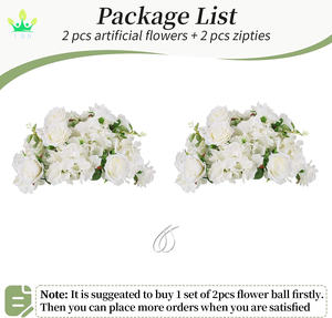 Bolas <span class=keywords><strong>de</strong></span> flores artificiales, <span class=keywords><strong>centros</strong></span> <span class=keywords><strong>de</strong></span> mesa <span class=keywords><strong>de</strong></span> boda, Rosa Blanca, arreglo <span class=keywords><strong>de</strong></span> bolas <span class=keywords><strong>de</strong></span> hortensia, piezas <span class=keywords><strong>de</strong></span> centro, mesa, fiesta <span class=keywords><strong>de</strong></span> boda, decoración del hogar - Product Image 2