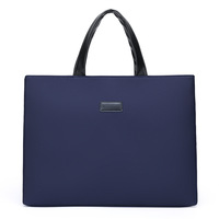 Sac à main de bureau unisexe tendance, sac à main pour ordinateur portable Oxford, sac à main portable, imperméable, grande capacité, sac pour ordinateur portable d'affaires, logo personnalisé
