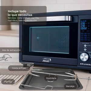 Four à friture sans huile Grunkel 40L 2000W à convection avec fonction rôtissoire pour la cuisine à domicile - Product Image 2